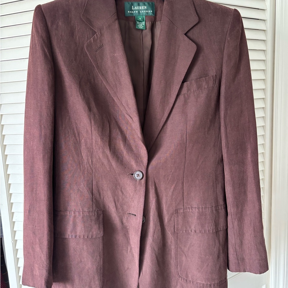 Ralph Lauren linen blazer jacket